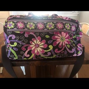 Vera Bradley | Duffel Bag | Dark Brown & Pink